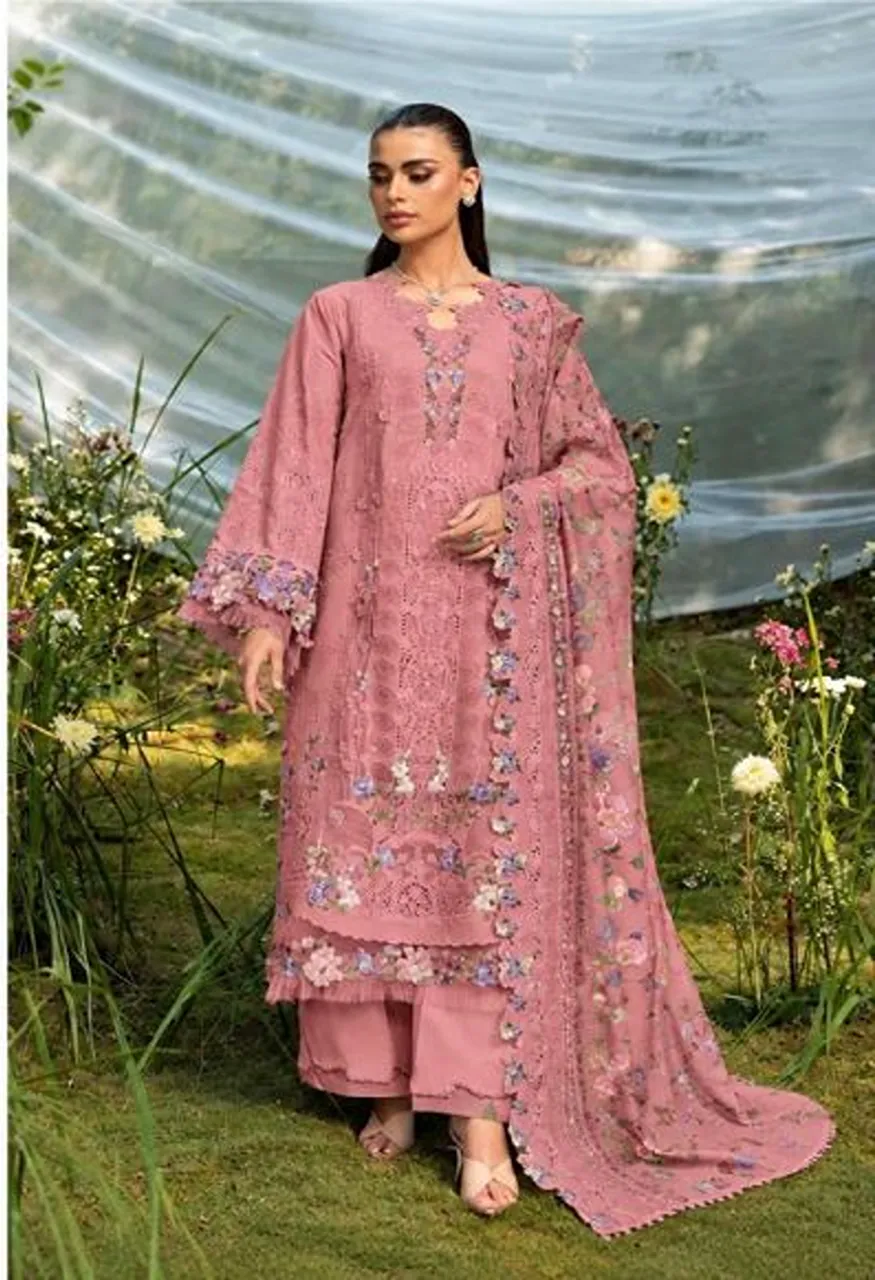 Saniya 7218 E To H Cotton Chikankari Embroidered Salwar Kameez Collection — Wholesale Salwar Suits, Saniya wholesale from Surat — view 6