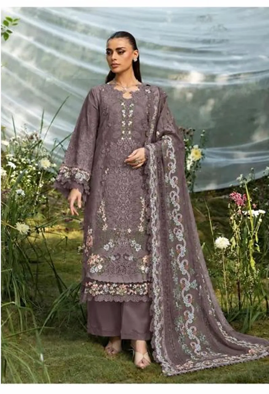 Saniya 7218 E To H Cotton Chikankari Embroidered Salwar Kameez Collection