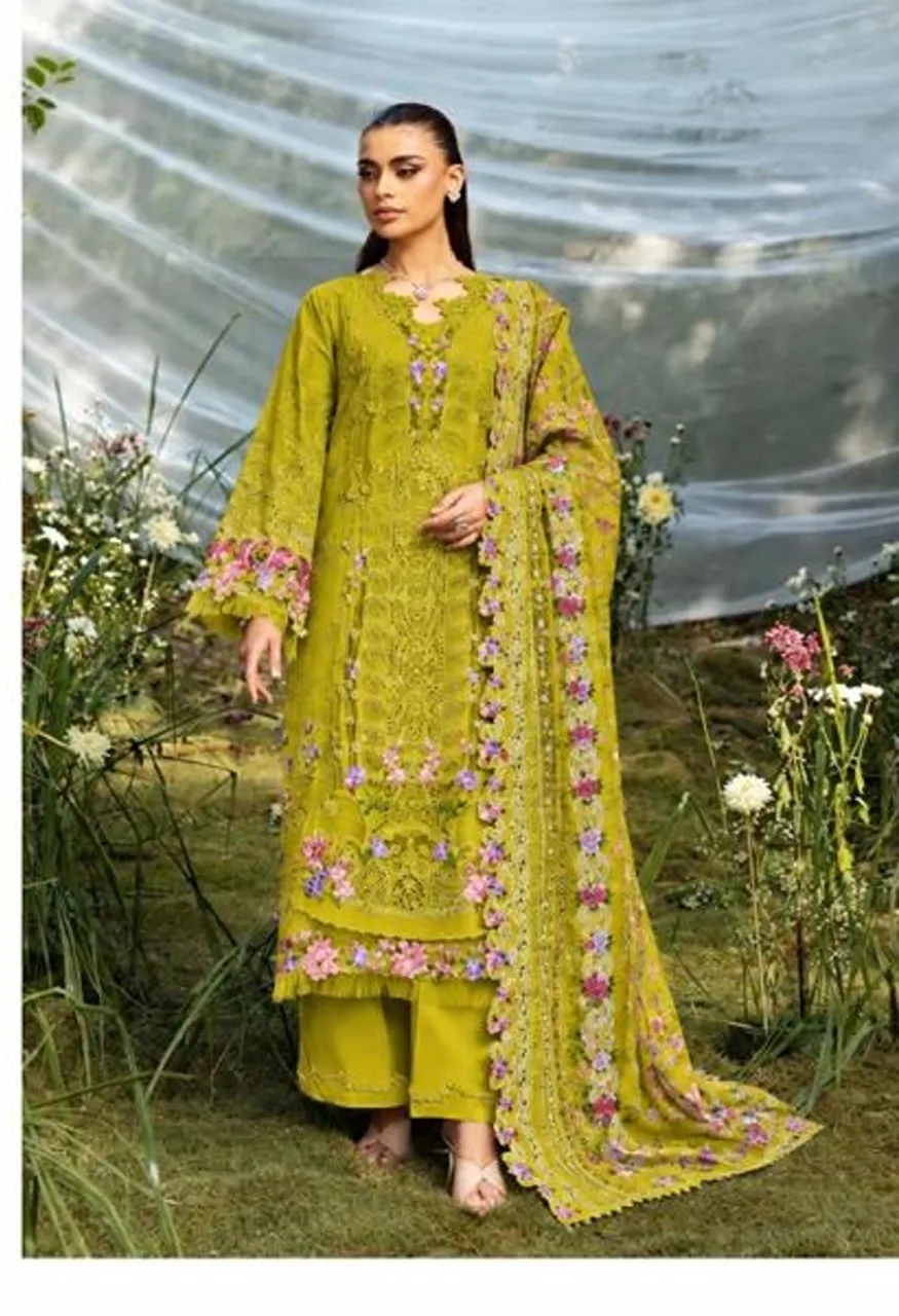 Saniya 7218 E To H Cotton Chikankari Embroidered Salwar Kameez Collection — Wholesale Salwar Suits, Saniya wholesale from Surat — view 4