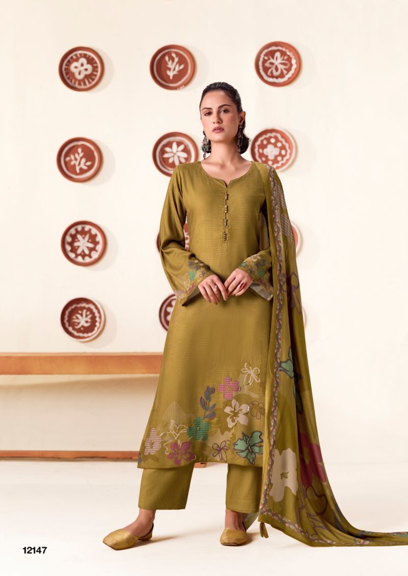 Sanna Quincy Viscose Pashmina Digital Print Khatli Work Salwar Kameez Catalog — Wholesale Salwar Suits, Sanna Fashion wholesale from Surat — Photo 7