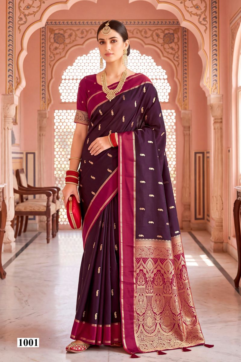 Saroj Narayani Gajji Silk Vol 1 Satin Silk Saree Collection