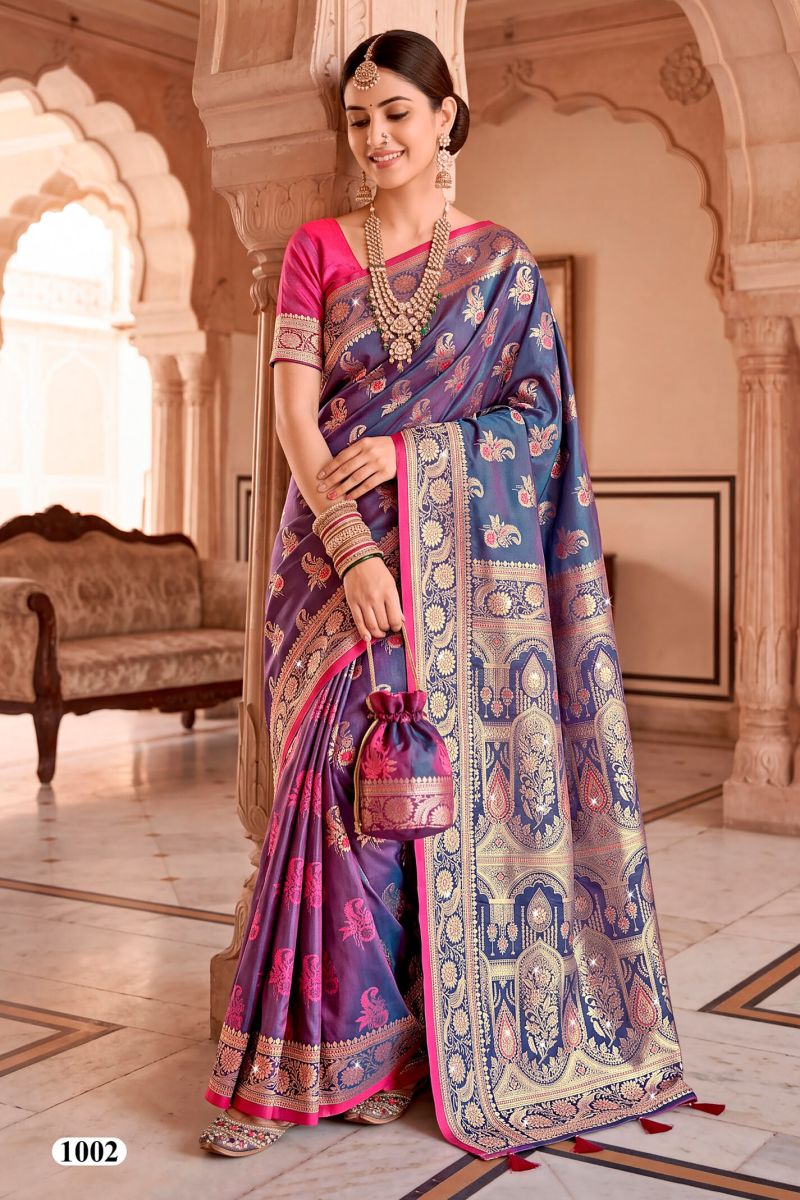 Saroj Rimzim Satin Saroski Vol 1 Satin Silk Saree Collection