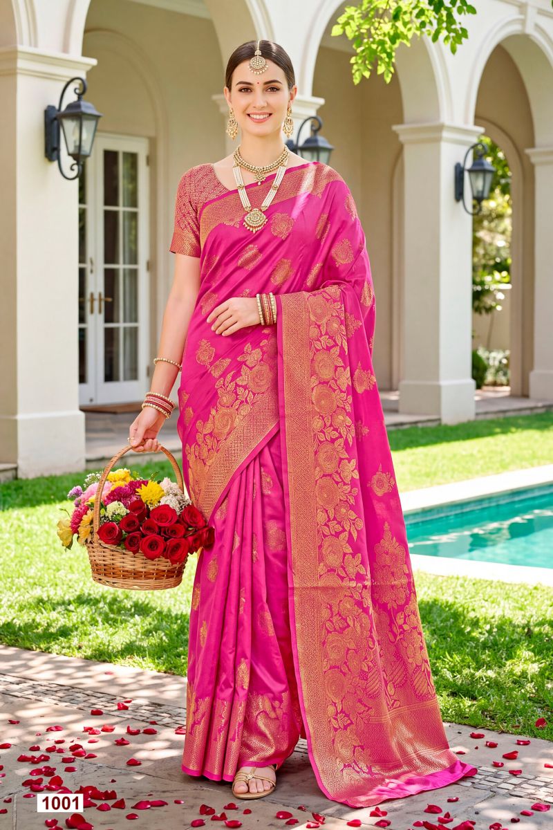 Saroj Titan Silk Vol 2 Wholesale Soft Silk Saree Collection — Wholesale Sarees, Saroj Saree wholesale from Surat — view 2