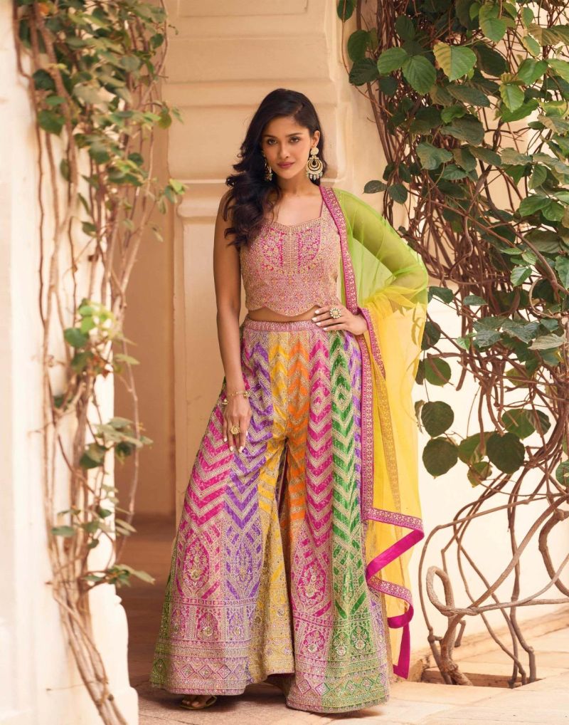 Sayuri Muskan Chinon Silk Embroidered Designer Indo Western Collection — Festive Designer Catalog, Sayuri Designer wholesale from Surat — Photo 2