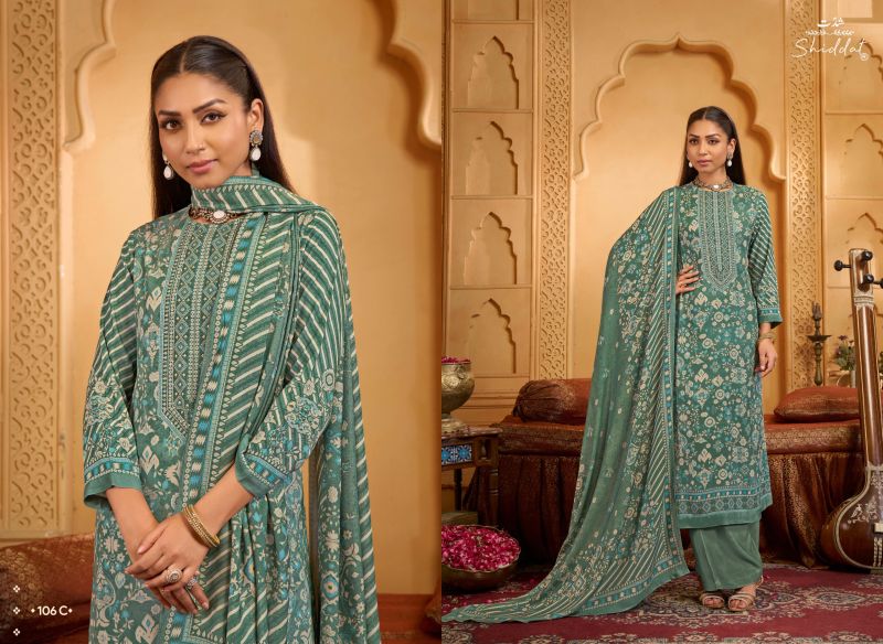 Shiddat Calista 106 Viscose Pashmina Digital Print Designer Salwar Kameez Catalog — Wholesale Salwar Suits, Shiddat wholesale from Surat — Photo 5