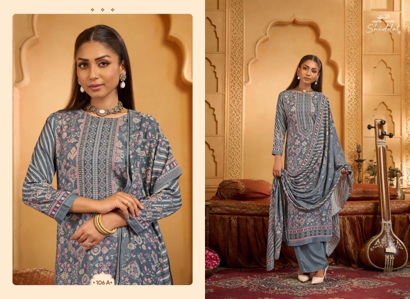 Shiddat Calista 106 Viscose Pashmina Digital Print Designer Salwar Kameez Catalog — Wholesale Salwar Suits, Shiddat wholesale from Surat — Photo 3