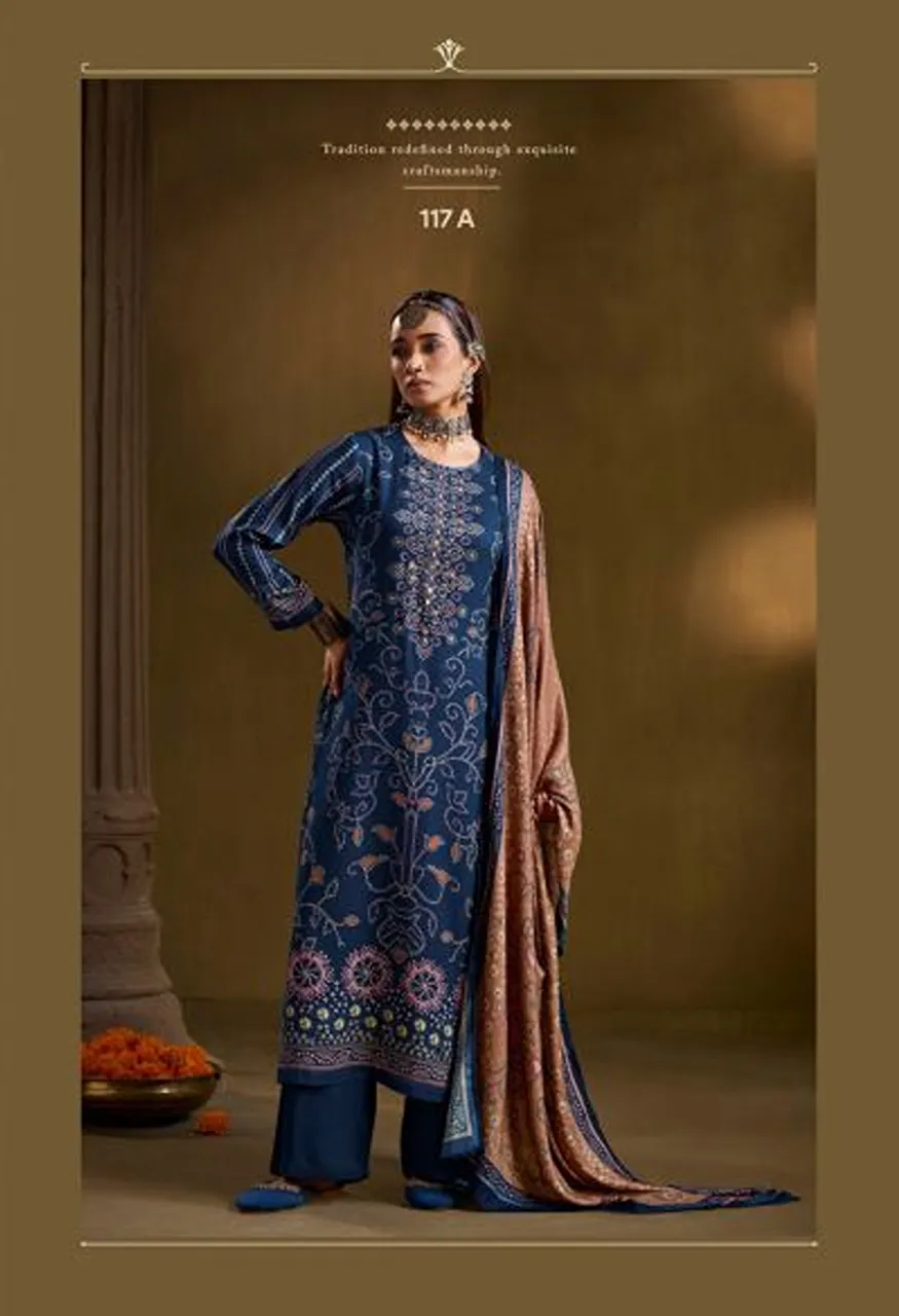 Shiddat Calista 117 Viscose Pashmina Digital Print Designer Salwar Kameez Collection — Wholesale Salwar Suits, Shiddat wholesale from Surat — Photo 5