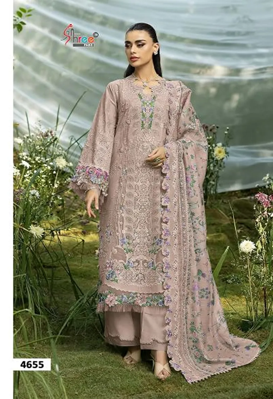 Shree Elaf Premium Vol 3 Cotton Dupatta Cotton Embroidered Salwar Kameez Catalog