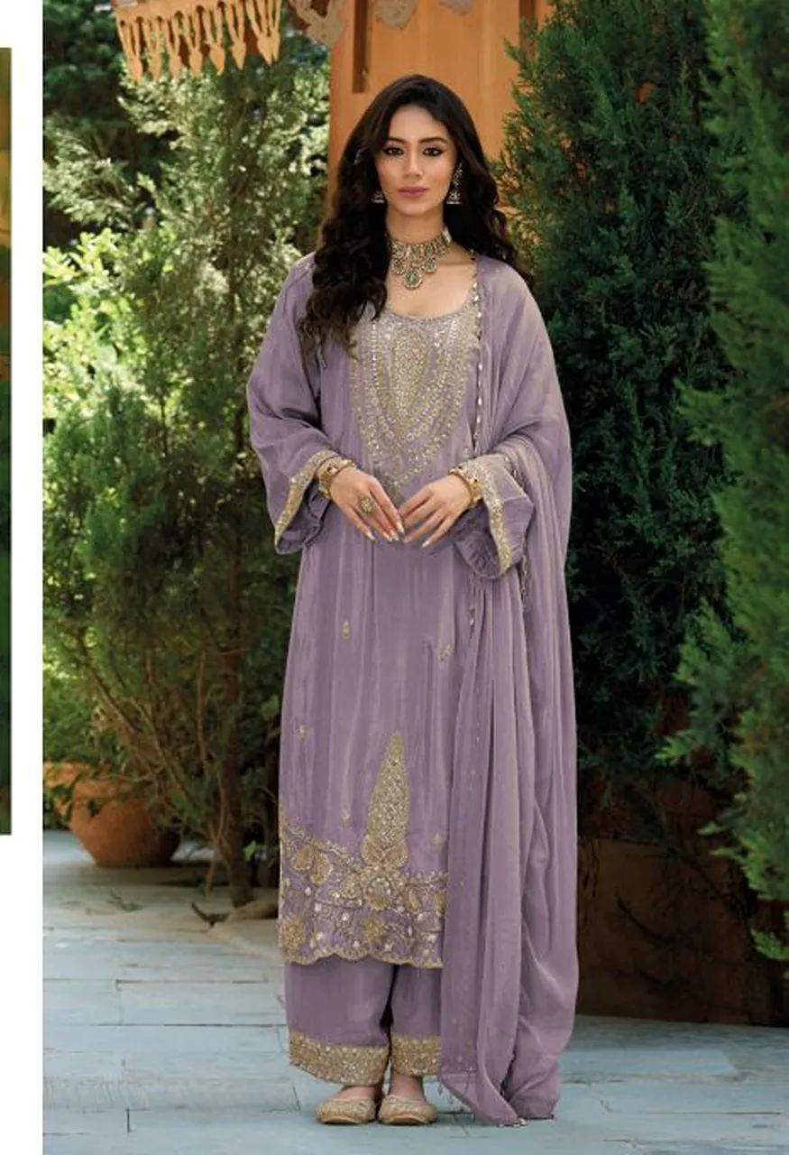 Shree Sr 2714 A To D Readymade Viscose Tissue Beats Work Salwar Kameez Catalog — Wholesale Salwar Suits, Shree Fabs wholesale from Surat — Photo 2