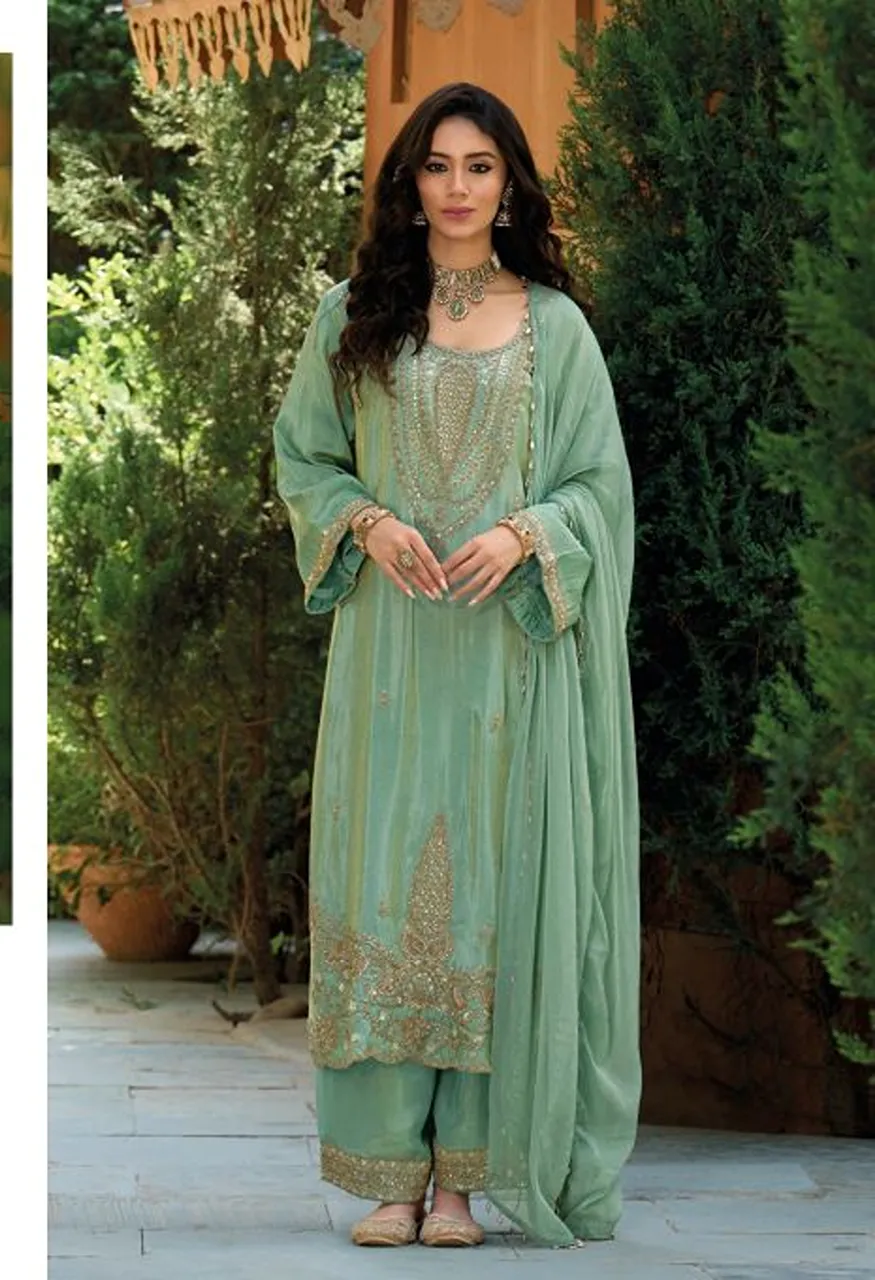 Shree Sr 2714 A To D Readymade Viscose Tissue Beats Work Salwar Kameez Catalog