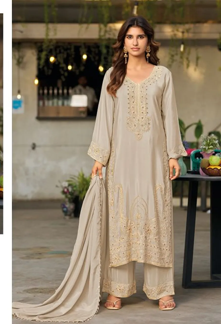 Shree Sr 2788 A To D Pakistani Viscose Crepe Silk Beads Work Salwar Kameez Catalog — Wholesale Salwar Suits, Shree Fabs wholesale from Surat — Photo 2