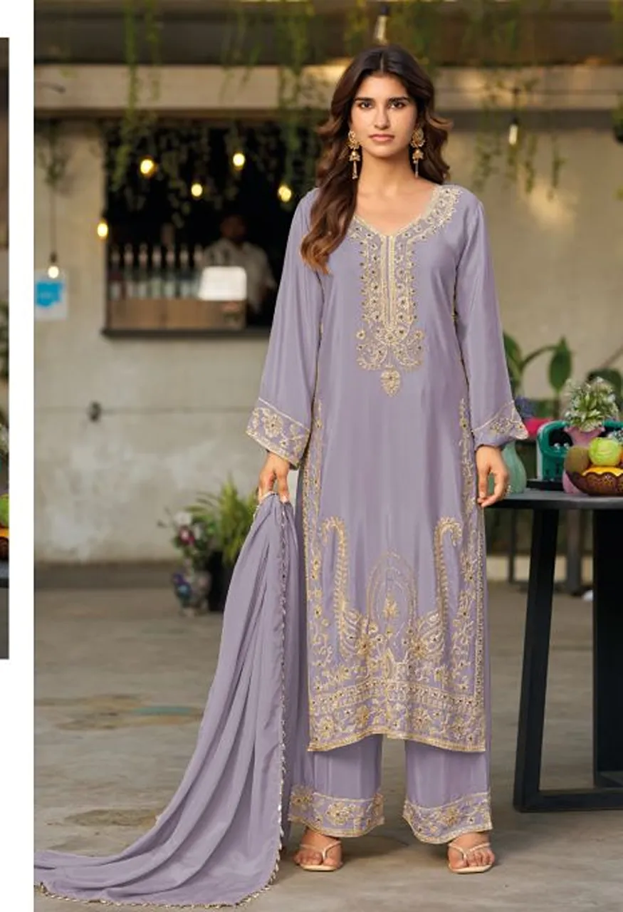 Shree Sr 2788 A To D Pakistani Viscose Crepe Silk Beads Work Salwar Kameez Catalog — Wholesale Salwar Suits, Shree Fabs wholesale from Surat — Photo 4