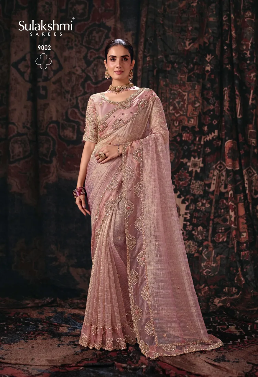 Sulakshmi Isha Designer Saree Collection Heavy Work Floral Sarees — Saree, Sulakshmi wholesale from Surat — Photo 10