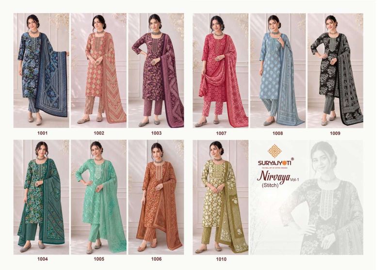 Suryajyoti Nirvaya Vol 1 Rayon Foil Printed Kurti With Bottom Dupatta  Collection — Wholesale Kurtis, Suryajyoti wholesale from Surat — view 11