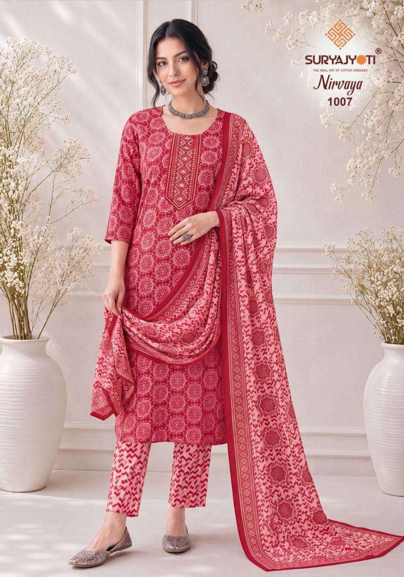 Suryajyoti Nirvaya Vol 1 Rayon Foil Printed Kurti With Bottom Dupatta  Collection — Wholesale Kurtis, Suryajyoti wholesale from Surat — view 7