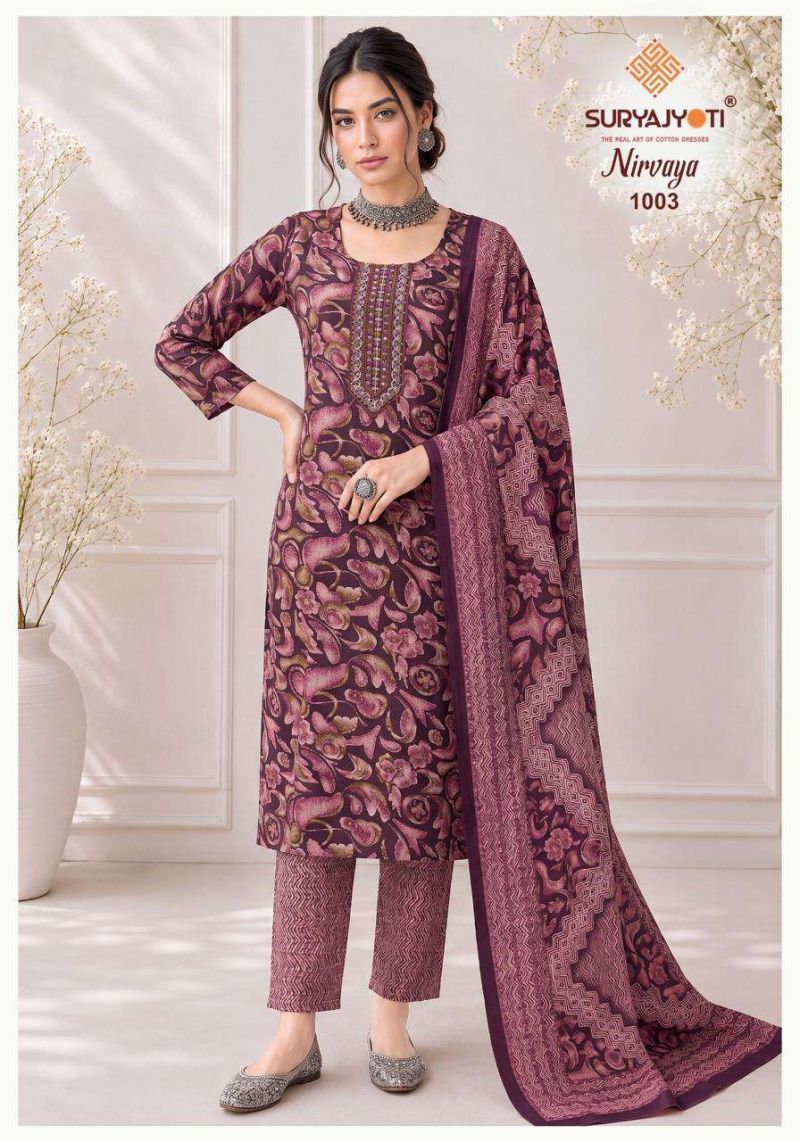 Suryajyoti Nirvaya Vol 1 Rayon Foil Printed Kurti With Bottom Dupatta  Collection — Wholesale Kurtis, Suryajyoti wholesale from Surat — view 6