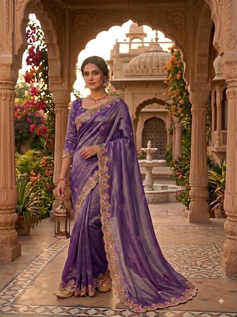 Sw Kanishka Vol 1 Nc Moss Embroidered Designer Saree Catalog — Festival Sarees, Vardan Ethnic wholesale from Surat — Photo 3