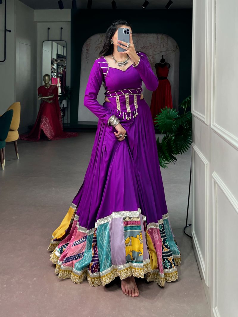 Taraa L 1730 Rayon Multicolor Traditional Lehenga Choli Collection