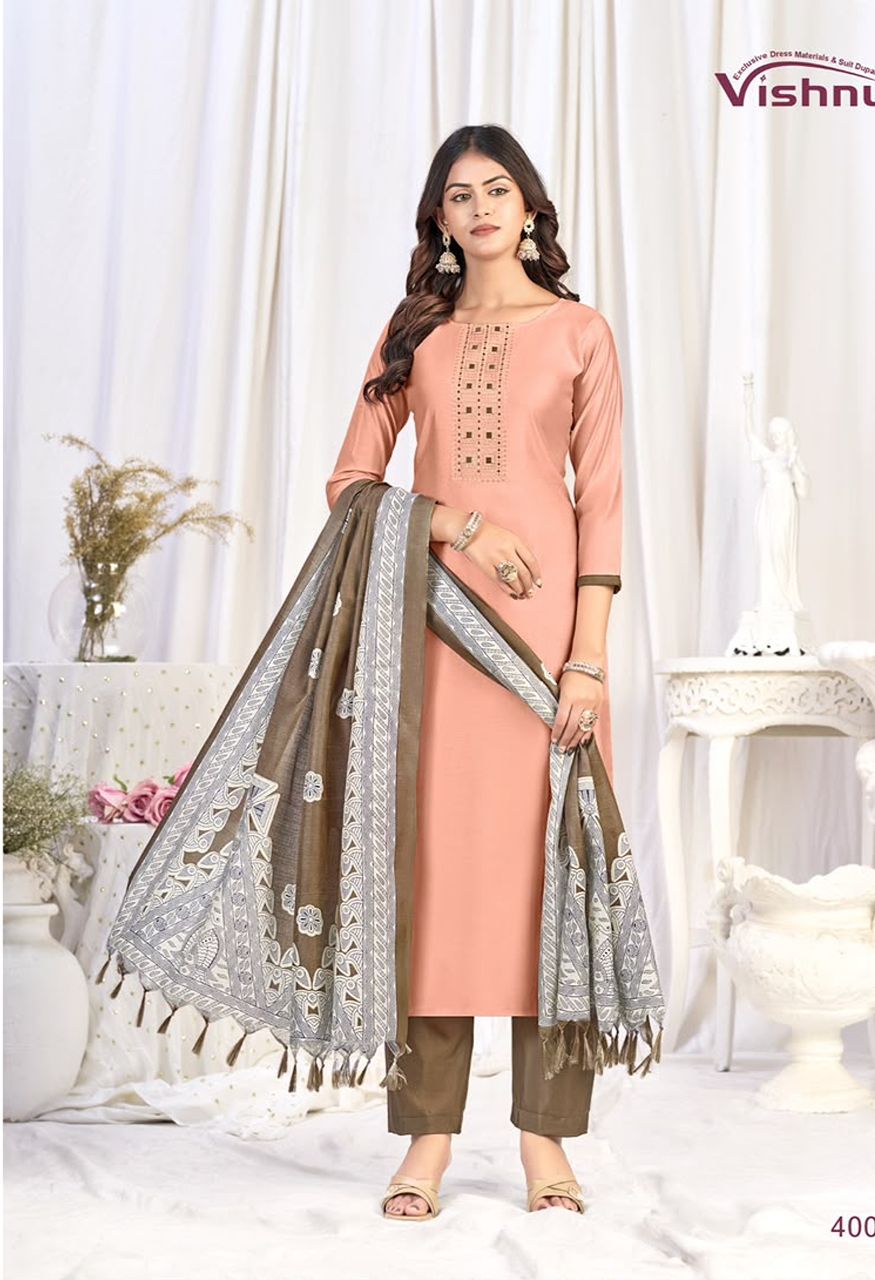 a Vol-16 Premium Roman Silk Unstitched Suit Material — Wholesale Dress Material, Vardan Ethnic wholesale from Surat — Photo 8