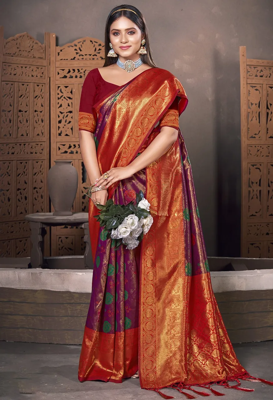 Bunawat Ruchi Patola Silk Saree with Patola Silk Blouse — Wholesale, Bunawat wholesale from Surat — view 2
