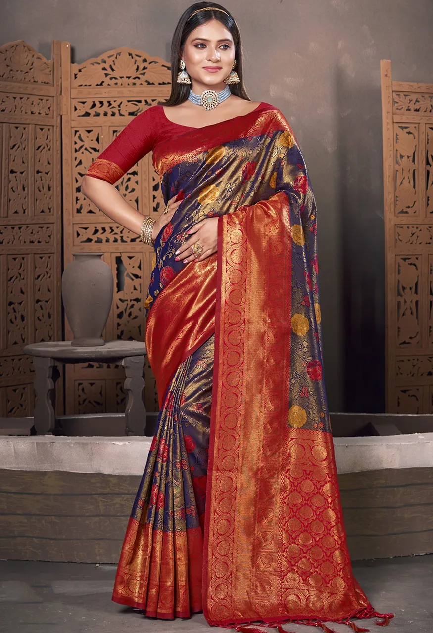 Bunawat Ruchi Patola Silk Saree with Patola Silk Blouse — Wholesale, Bunawat wholesale from Surat — view 7