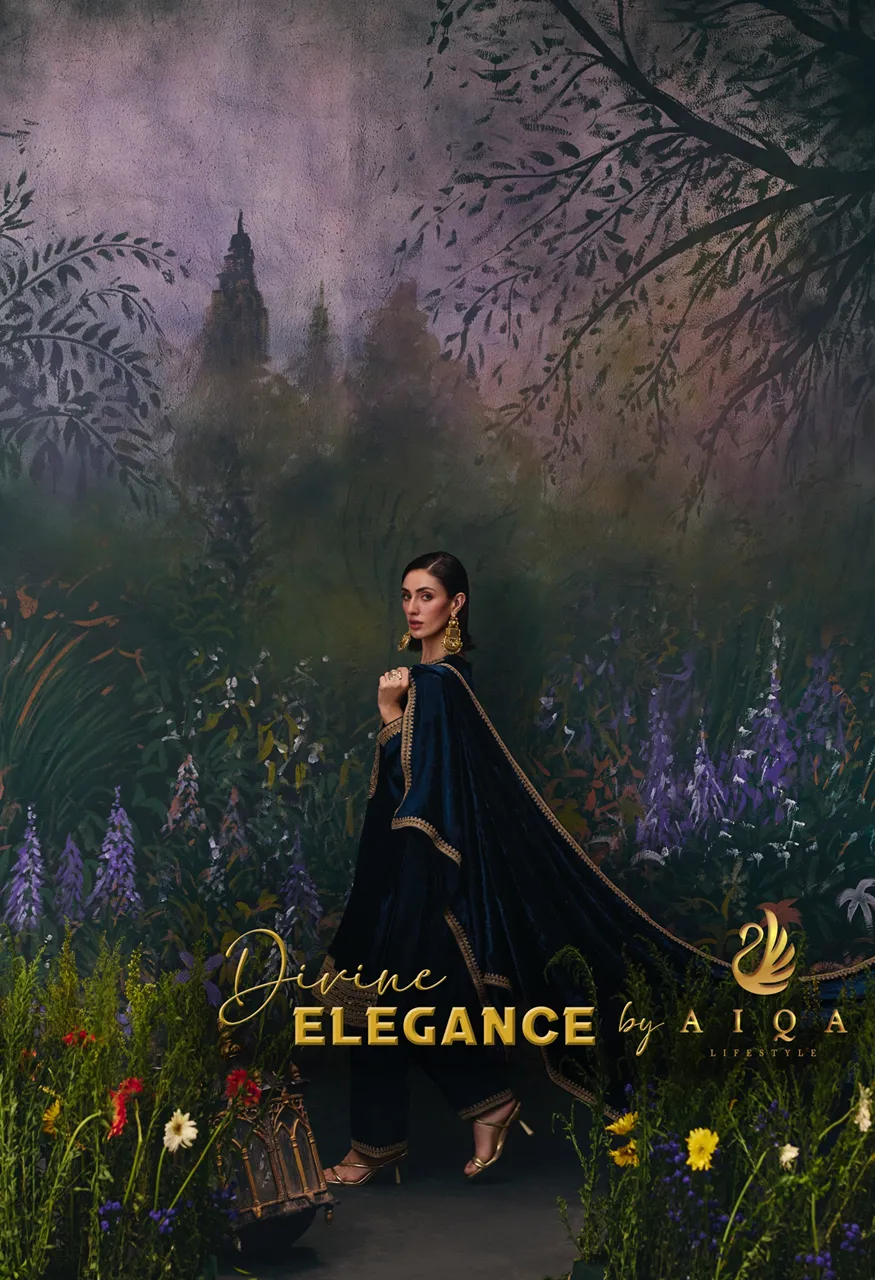 Aiqa Divine Elegance Top Bottom Fabric Catalog — Wholesale Pakistani Suits, Vardan Ethnic wholesale from Surat — Photo 10