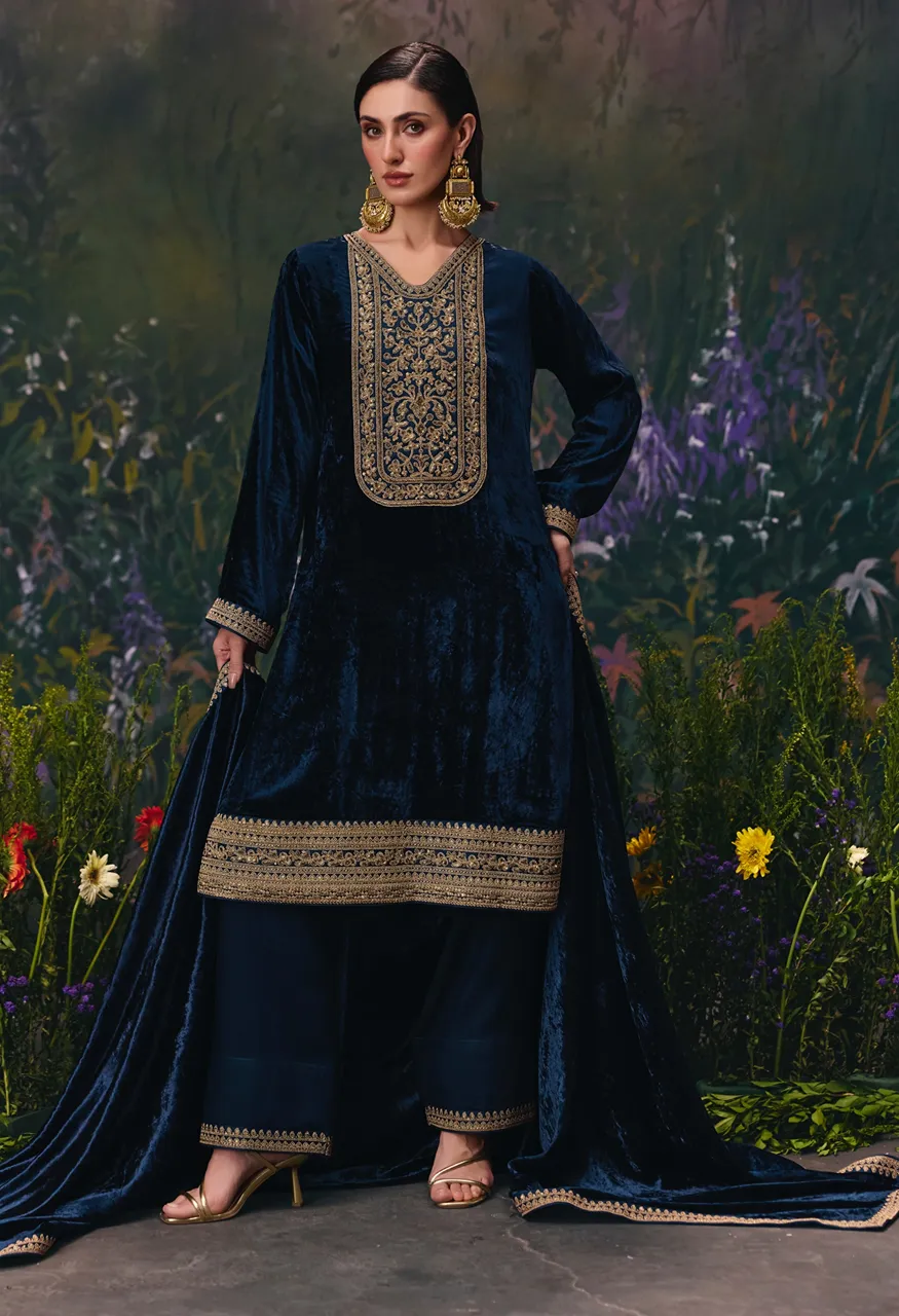 Aiqa Divine Elegance Top Bottom Fabric Catalog — Wholesale Pakistani Suits, Vardan Ethnic wholesale from Surat — Photo 9