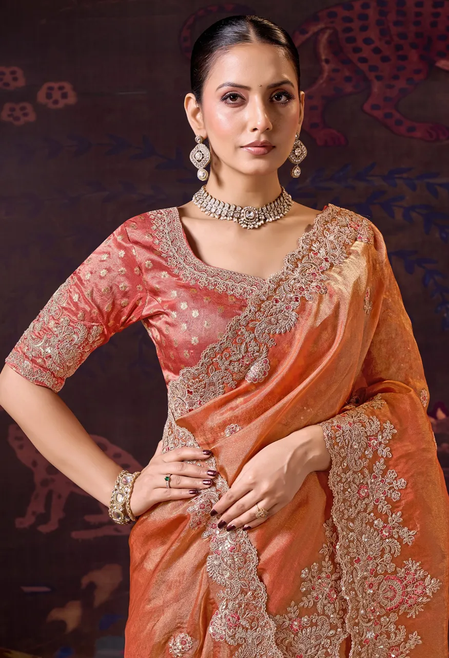 Tfh  Sarvaratna  6 Hit Series 304 Saree with Readymade Blouse