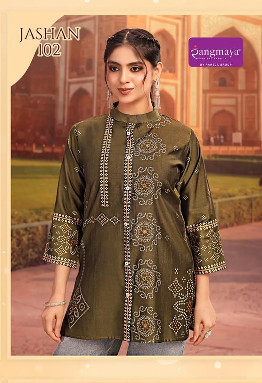 Jashan Maslin Designer Top Catalog for Women — Western Wear, Vardan Ethnic wholesale from Surat — Photo 4