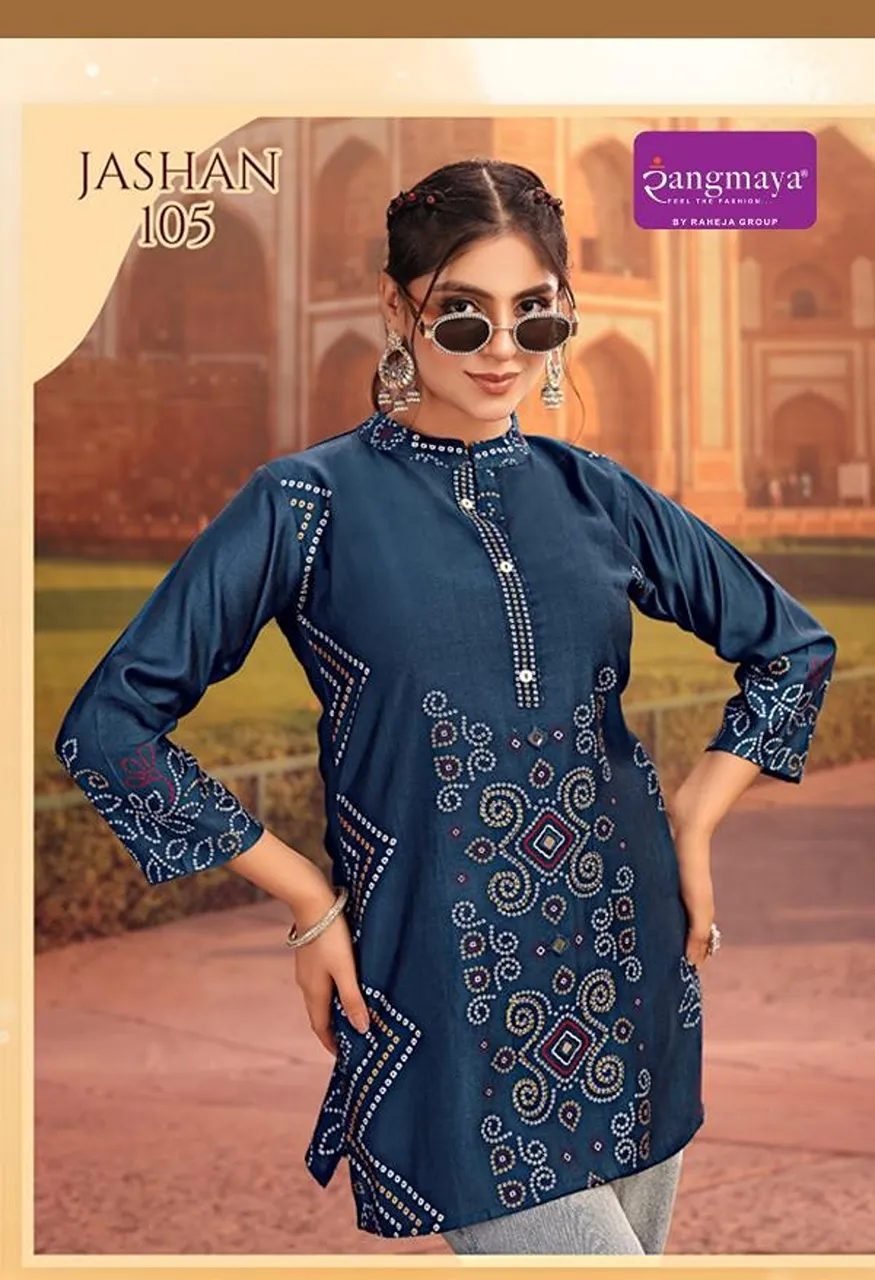 Jashan Maslin Designer Top Catalog for Women — Western Wear, Vardan Ethnic wholesale from Surat — Photo 5