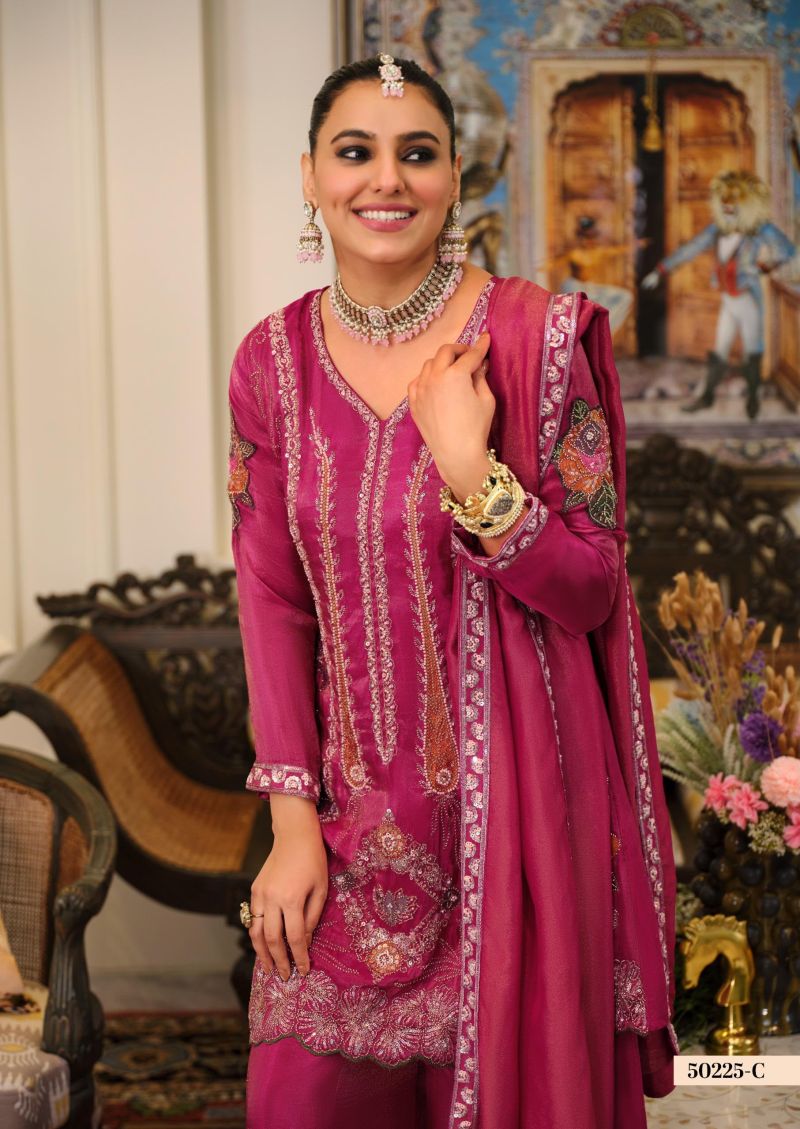 Zaveri D 50225 C Viscose Simar Beats Work Designer Salwar Kameez Catalog — Wholesale Salwar Suits, Eba Lifestyle wholesale from Surat — Photo 4
