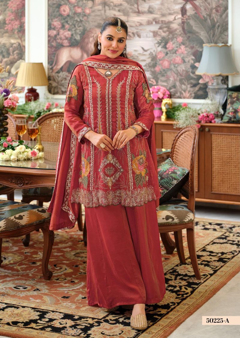 Zaveri D 50225 Viscose Simar Beats Work Designer Salwar Kameez Catalog
