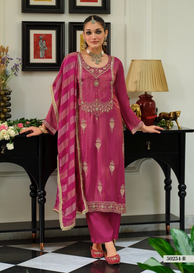Zaveri D 50254 B Readymade Viscose Simar Beats Embroidered Salwar Kameez Catalog — Wholesale Salwar Suits, Eba Lifestyle wholesale from Surat — Photo 3