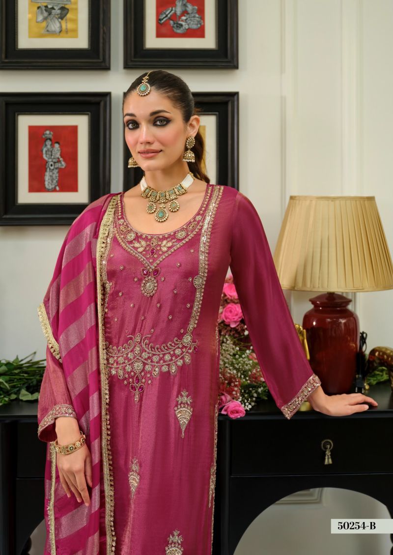 Zaveri D 50254 B Readymade Viscose Simar Beats Embroidered Salwar Kameez Catalog — Wholesale Salwar Suits, Eba Lifestyle wholesale from Surat — Photo 5