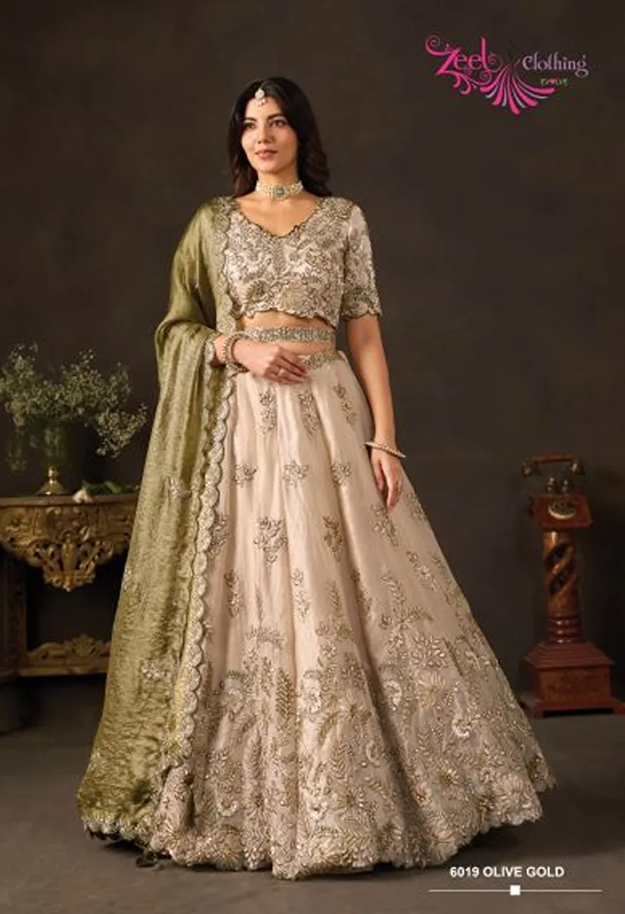 Zeel Lashkara Fendy Silk With Sequence Work Lehenga Choli Collection — Lehenga, Zeel wholesale from Surat — Photo 4