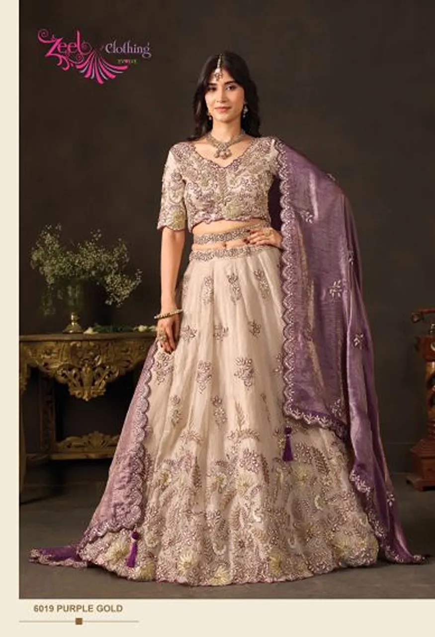 Zeel Lashkara Fendy Silk With Sequence Work Lehenga Choli Collection — Lehenga, Zeel wholesale from Surat — Photo 8