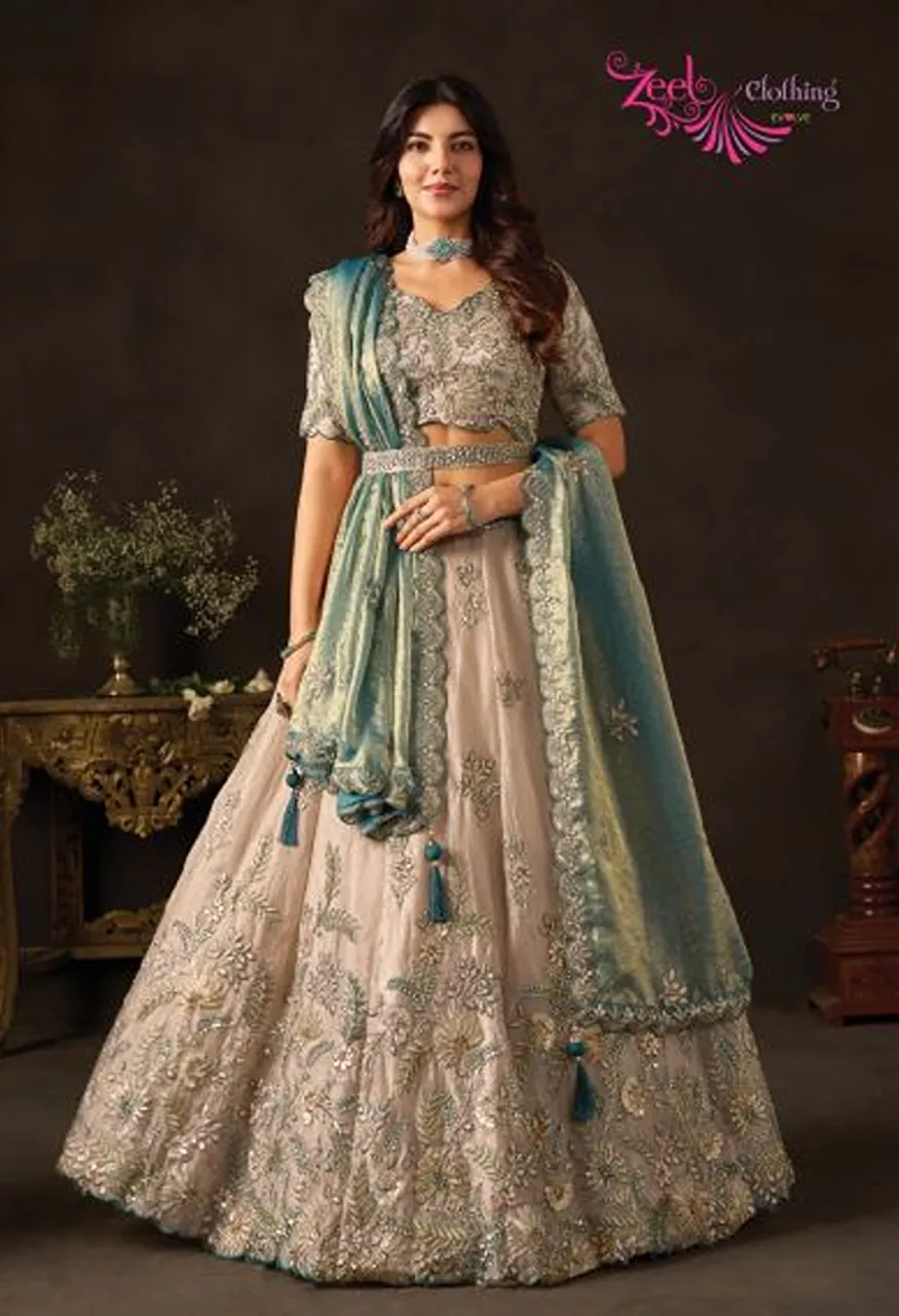 Zeel Lashkara Fendy Silk With Sequence Work Lehenga Choli Collection — Lehenga, Zeel wholesale from Surat — Photo 6