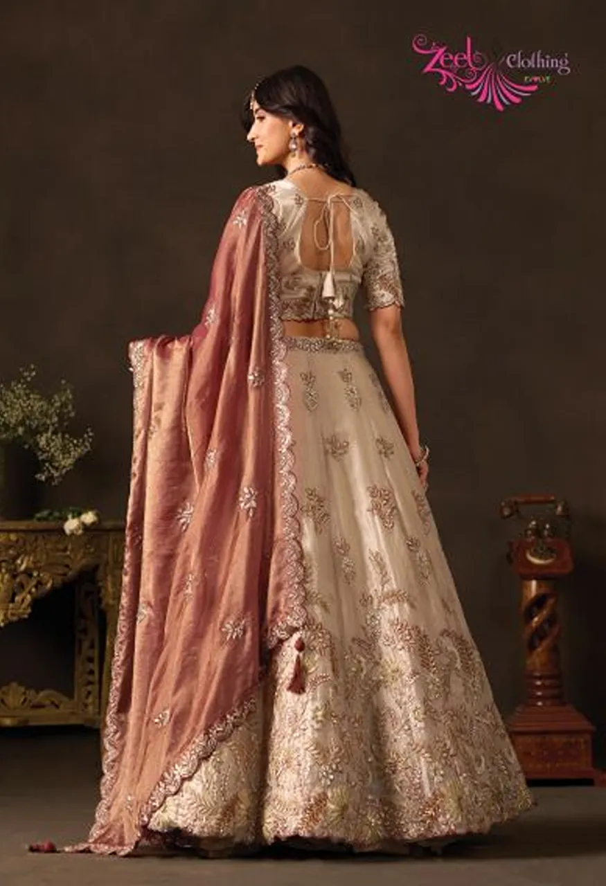 Zeel Lashkara Fendy Silk With Sequence Work Lehenga Choli Collection — Lehenga, Zeel wholesale from Surat — Photo 3