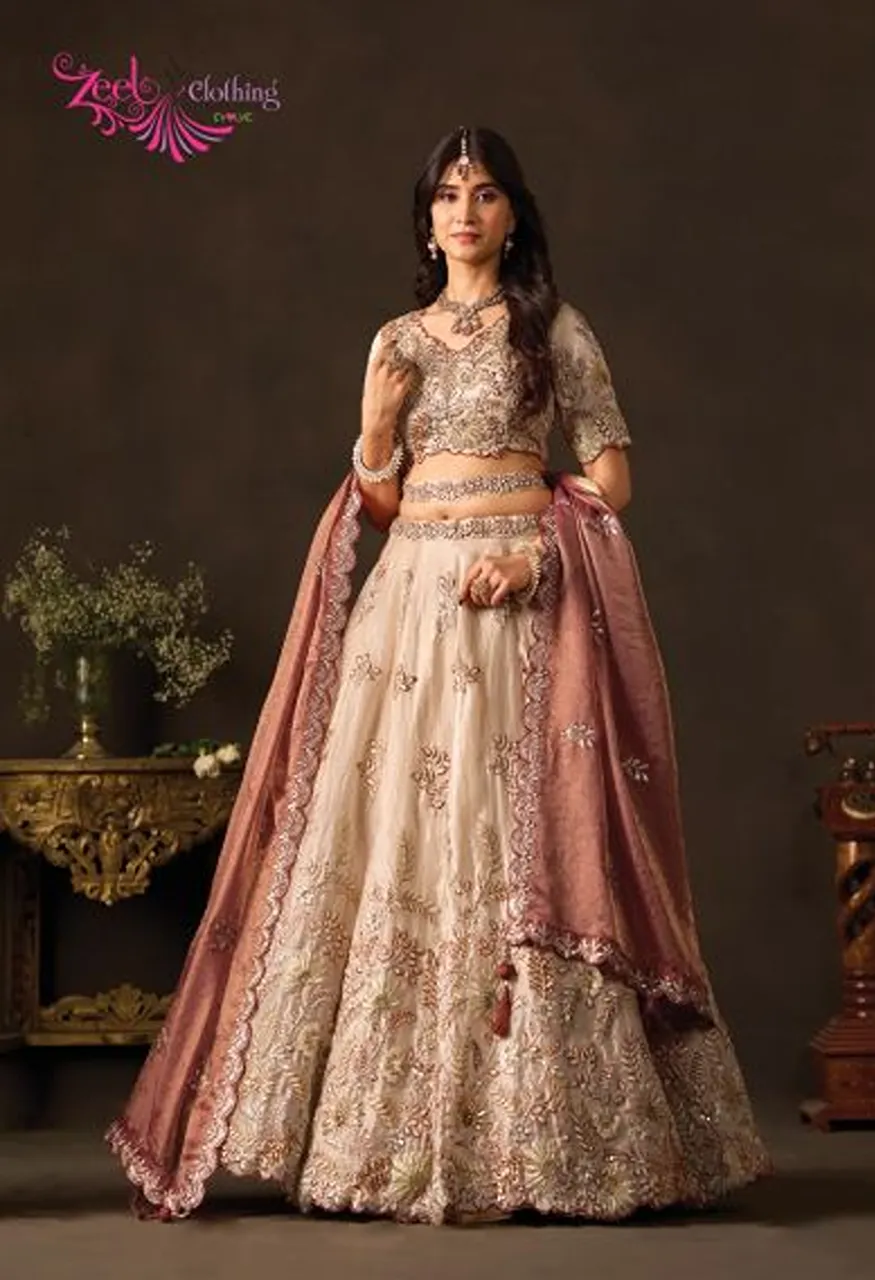 Zeel Lashkara Fendy Silk With Sequence Work Lehenga Choli Collection — Lehenga, Zeel wholesale from Surat — Photo 2