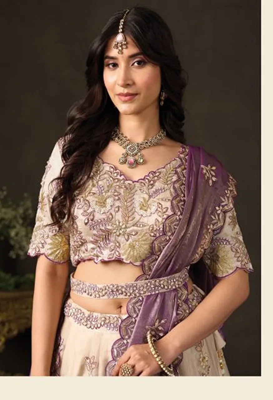 Zeel Lashkara Fendy Silk With Sequence Work Lehenga Choli Collection