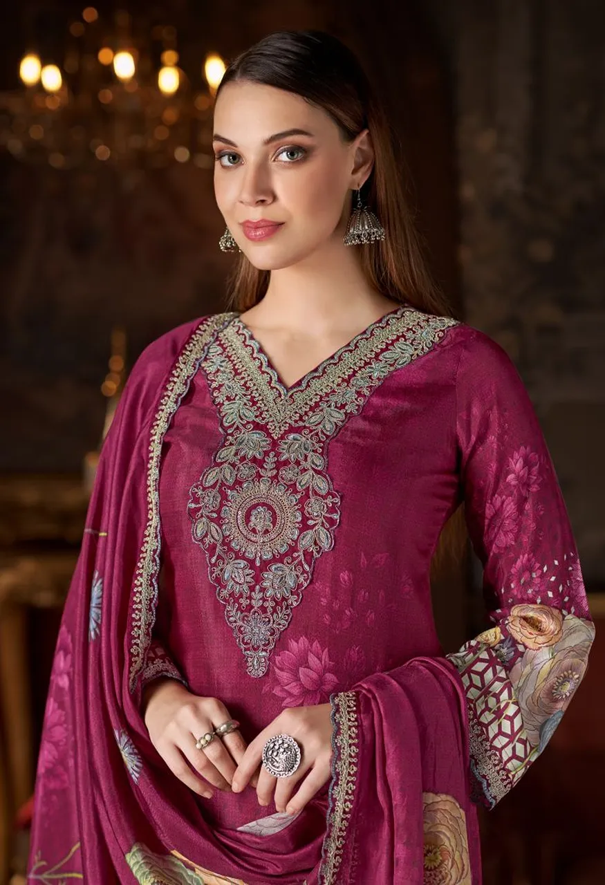 Alok Flora Belle Edition 2 Maslin Digital Printed Designer Dress Material Collection