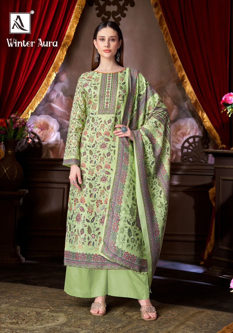 Alok Winter Aura Premium Viscose Pashmina Salwar Kameez — Wholesale Salwar Suits, Alok Suits wholesale from Surat — view 5