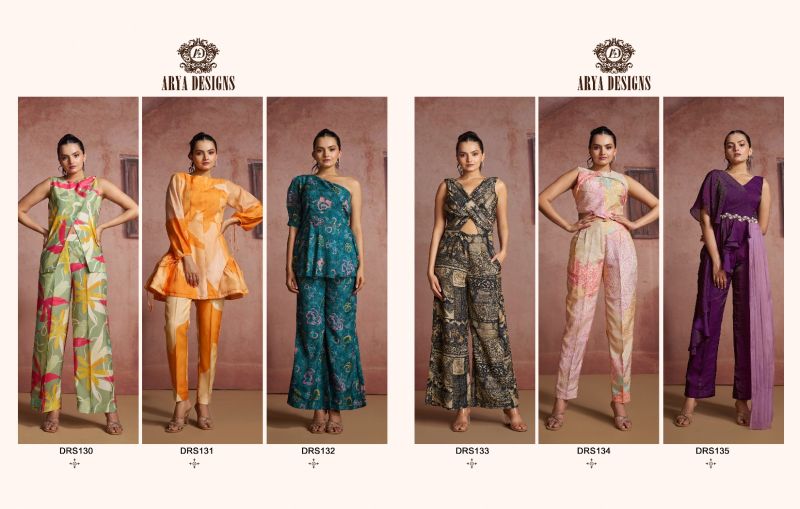 Arya Enigma Vol 4 Muslin Silk Printed Indo Western Collection — Indo Western, Arya wholesale from Surat — Photo 7