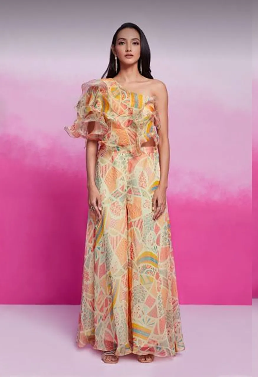 Arya Summer Collection Vol 8 Organza Printed Indo Western Party Wear Collection — Indo Western, Arya wholesale from Surat — Photo 2