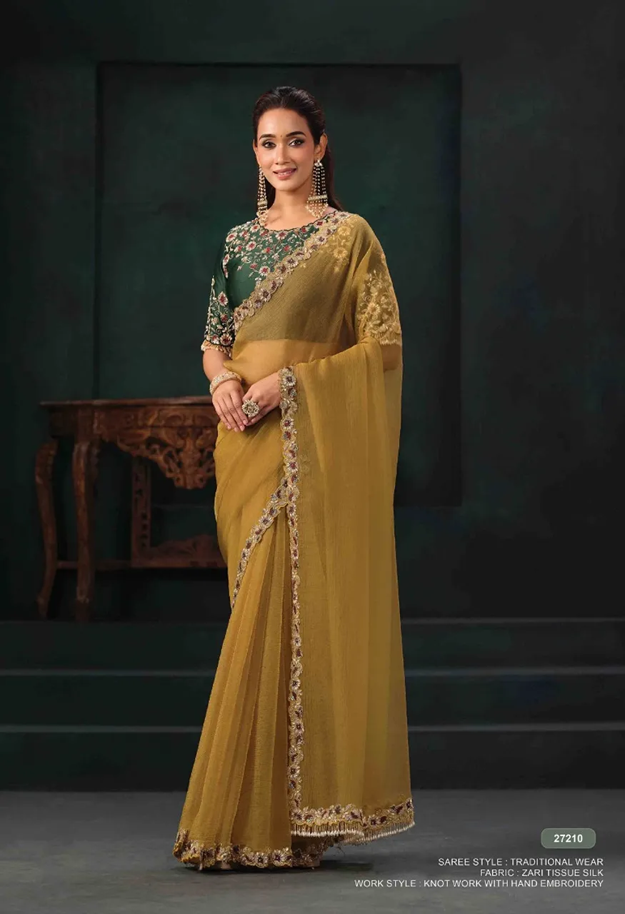 Mahotsav Mohmanthan 27200 Zaahira Festive Designer Saree Collection — Designer Partywear Sarees, Mahotsav wholesale from Surat — Photo 10