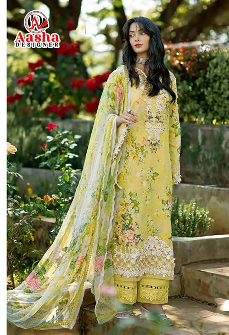 Belliza Naira Vol 158 Cotton Digital Print Embroidered Dress Material Wholesale — Wholesale Salwar Suits, Belliza Designer wholesale from Surat — view 2
