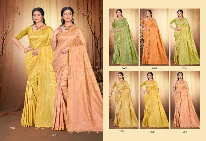 Bunawat Marvel Silk Vol 2 Assam Silk Woven Work Saree Wholesale — Wholesale Sarees, Bunawat wholesale from Surat — Photo 8