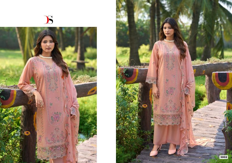 Deepsy Elaf Exclusive Vol 3 Cotton Dupatta Lawn Cotton Patch Embroidered Salwar Kameez — Wholesale Pakistani Suits, Vardan Ethnic wholesale from Surat — Photo 4