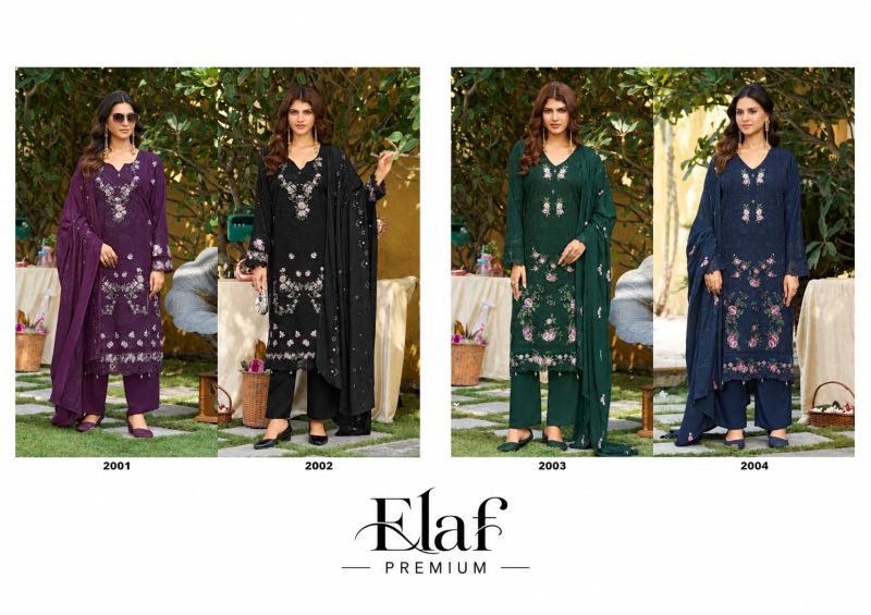 Deepsy Elaf Premium 2001 To 04 Pure Cotton Self Embroidered Salwar Kameez Collection — Wholesale Salwar Suits, Deepsy Suit wholesale from Surat — view 6