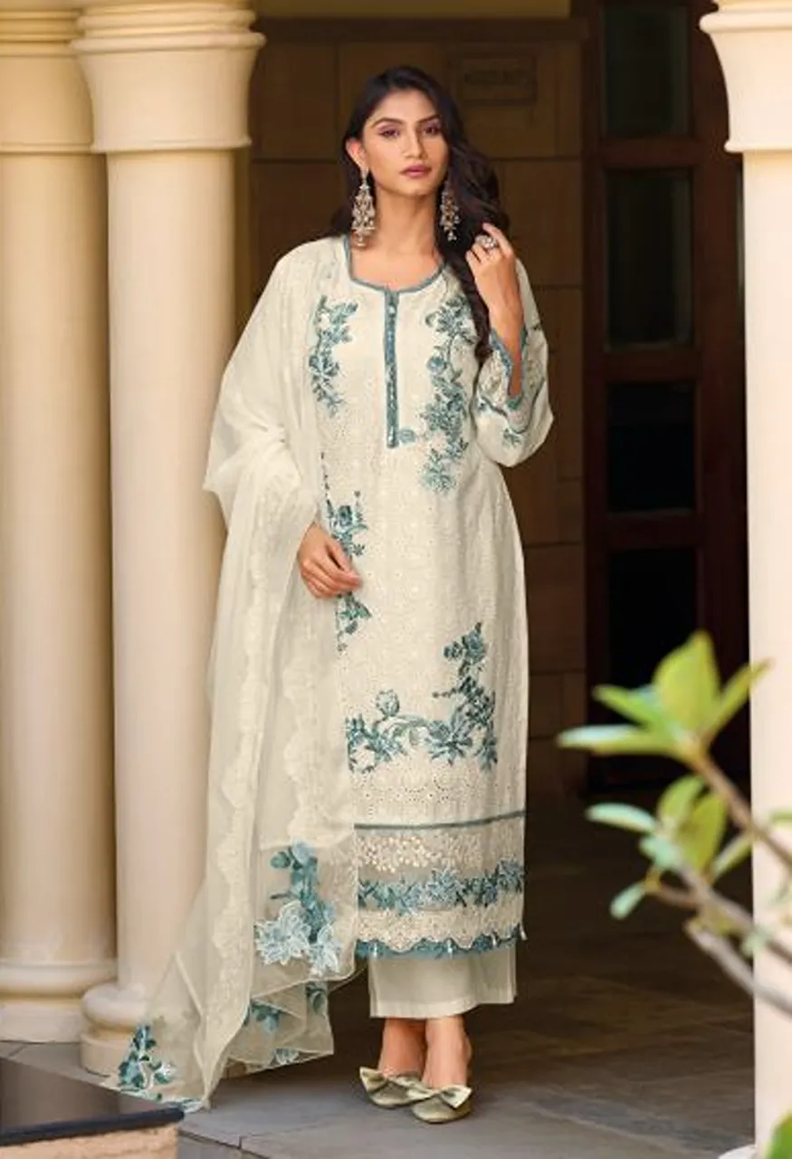 Deepsy Elaf Premium Vol 12 New Colors Pure Cotton Embroidered Salwar Kameez Wholesale Collection